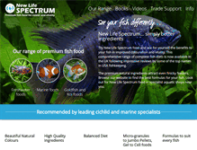 Tablet Screenshot of nlspectrum.co.uk
